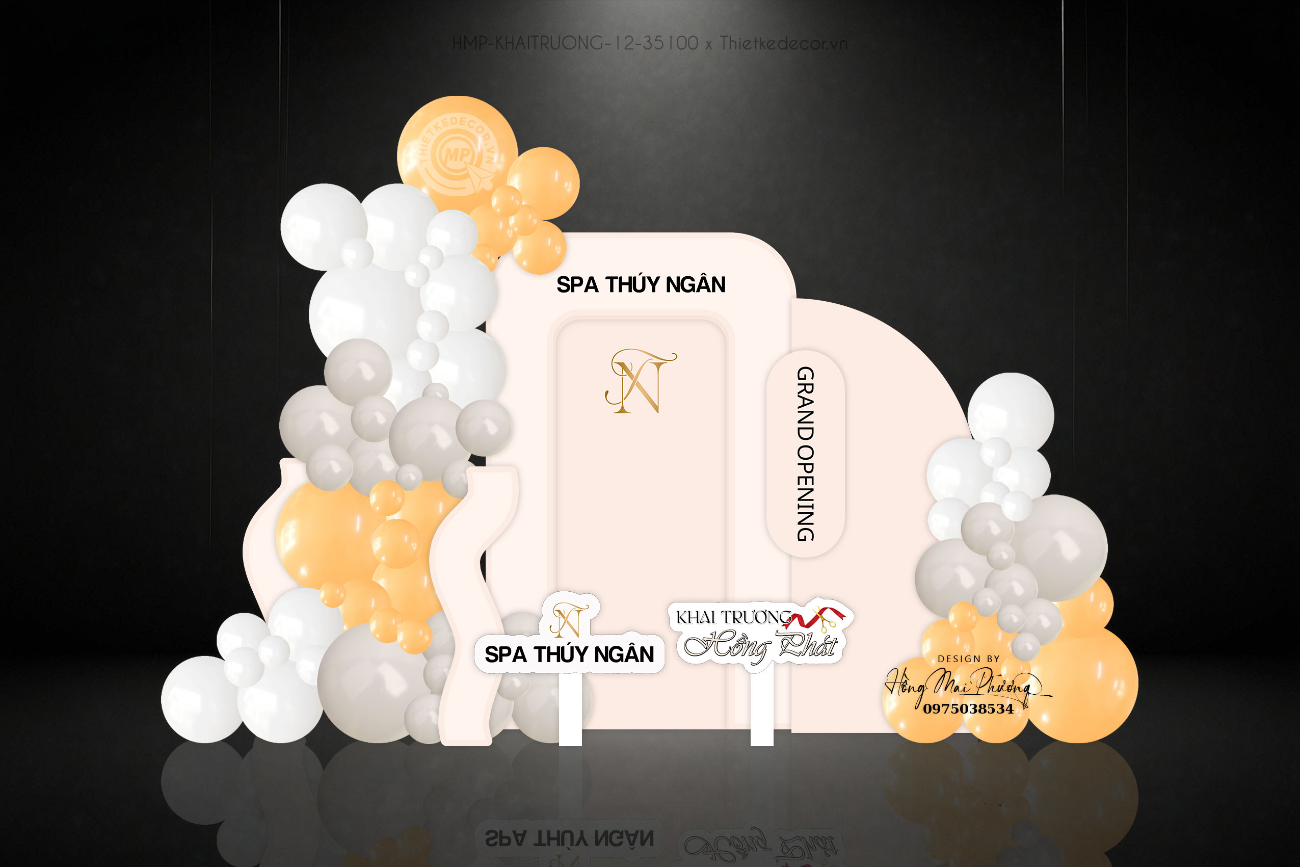 Khai trương Spa tone kem, beige tinh giản sang trọng đẳng cấp
